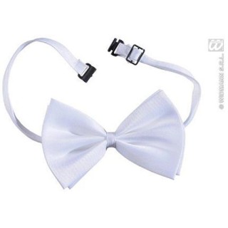Noeud papillon blanc pour deguisement mariage cérémonie, conscrits