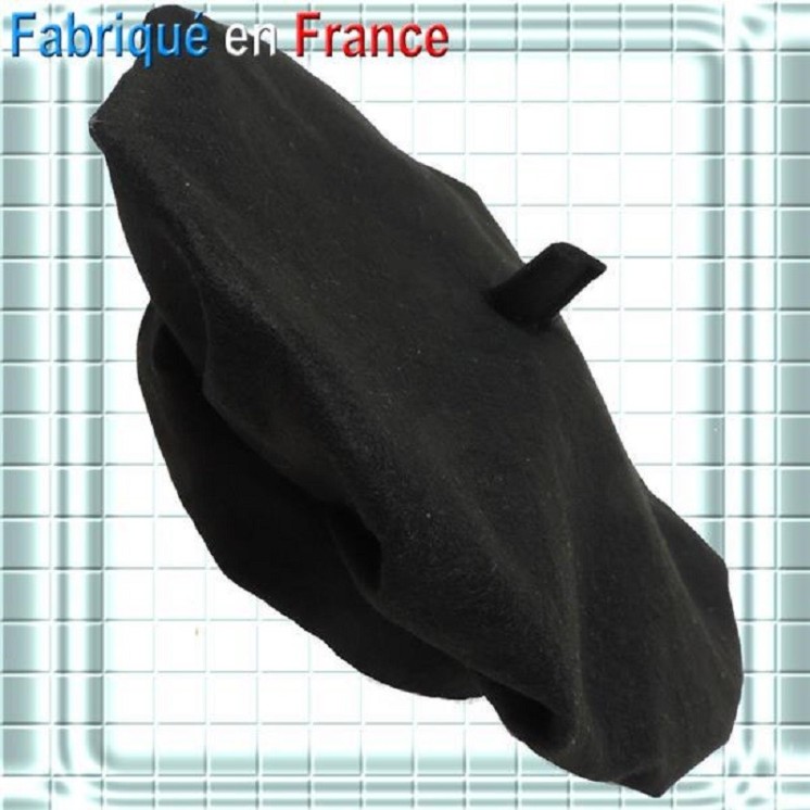 Beret Basque pour deguisement ou defilé de conscrits (8 coloris au choix)