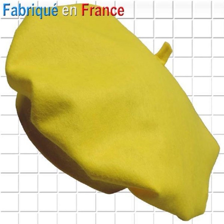 Beret Basque pour deguisement ou defilé de conscrits (8 coloris au choix)