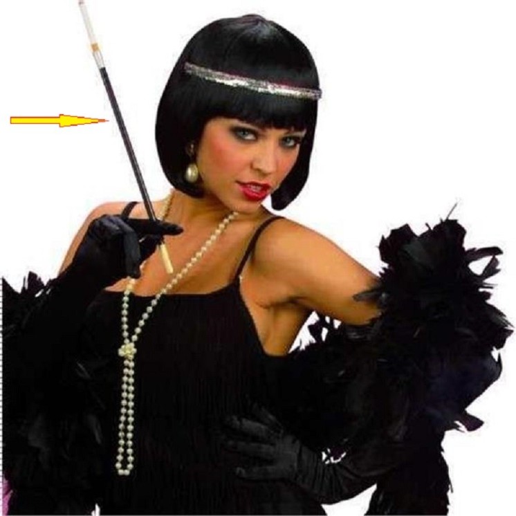 Bandeau + fume cigarette Charleston