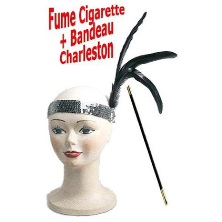 Bandeau + fume cigarette Charleston