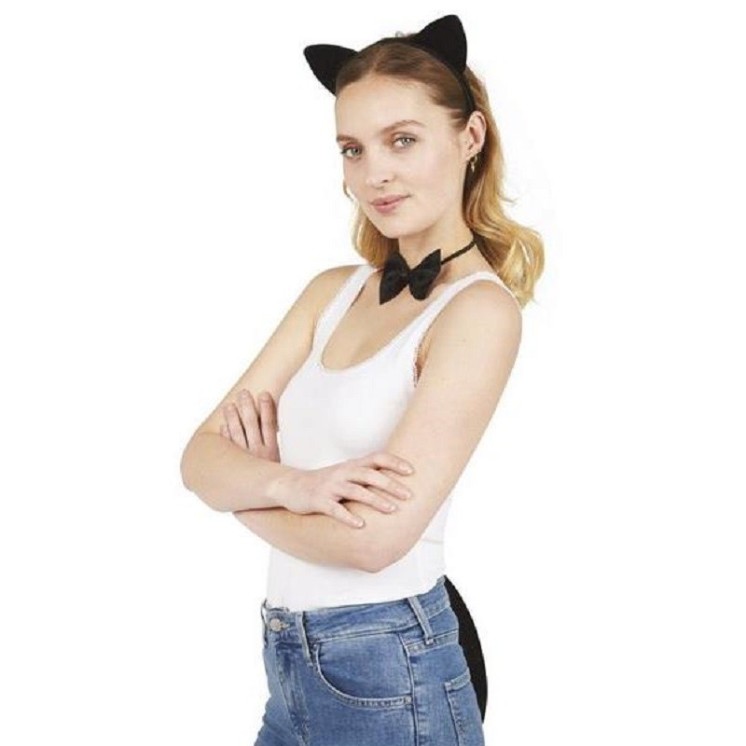 Set de déguisement Chat noir (3 pièces)