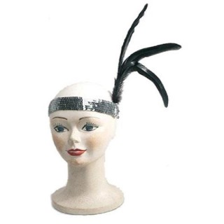 Bandeau Charleston pailleté (taille reglable)