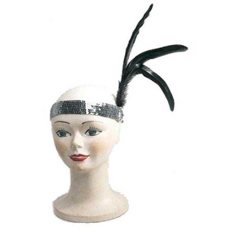 Bandeau Charleston pailleté (taille reglable)