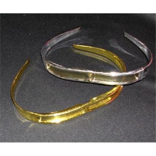 Lunette bandeau Futuriste, Espace, Disco (2 coloris au choix Or ou Argent)