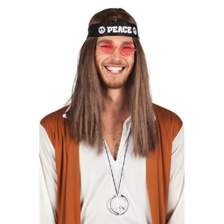 Set de Déguisement Hippie (Bandeau+Collier+Lunette)