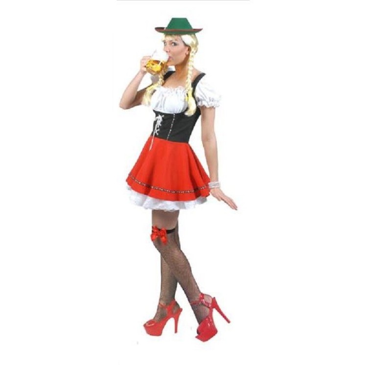 Déguisement de Tyrolienne (2 pièces)(taille 44/46)