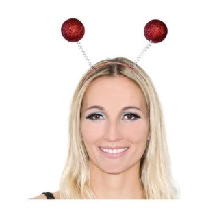 Serre tête boule rouge (Coccinelle - Alien )