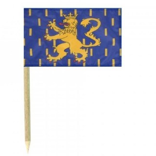 50 Mini drapeaux Franche Comté - Fran-comtois  - 3 x 5cm, pic apéro, cocktail,