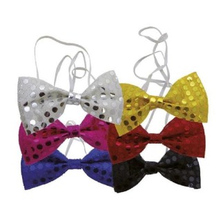 Noeud papillon à Sequins paillettes couleur (6 coloris au choix)