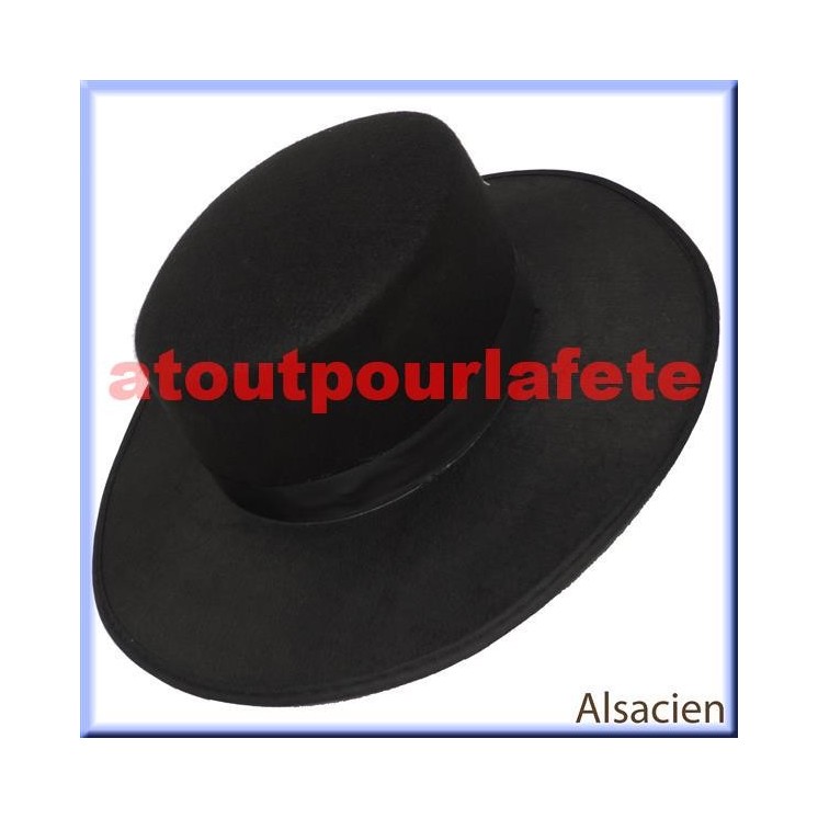 Chapeau Alsacien pour homme adulte