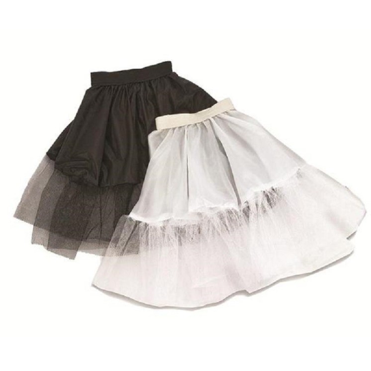 Jupon noir  "Sixties" adulte (taille elastique 36/42)