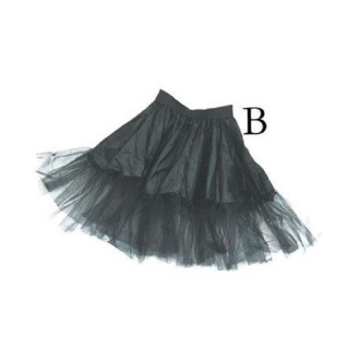 Jupon noir  "Sixties" adulte