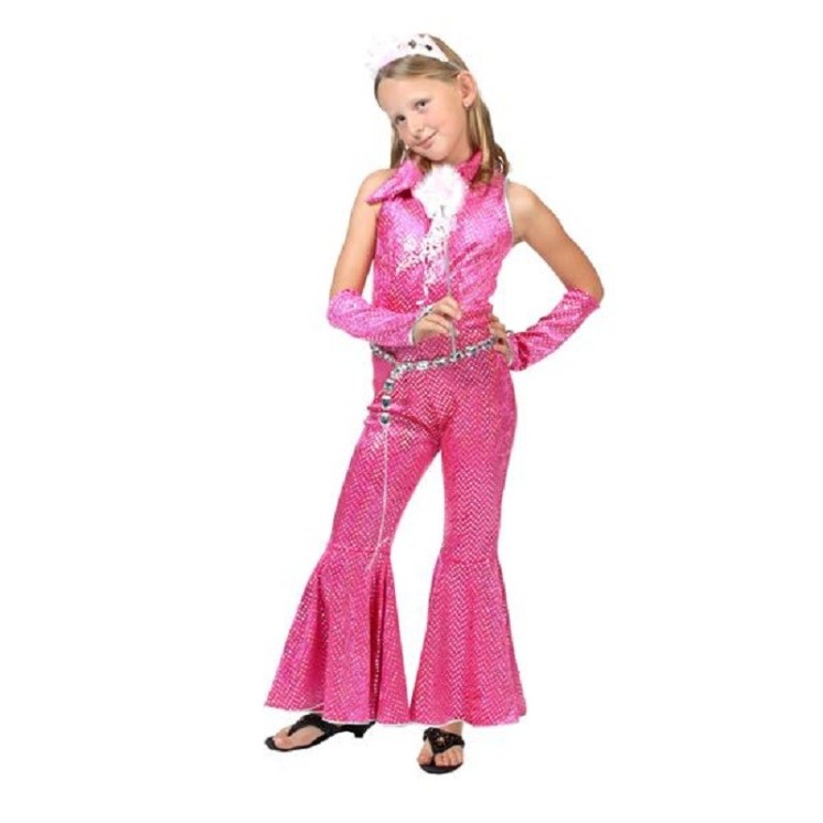 Combinaison Disco Rose (taille 128cms / 8ans)