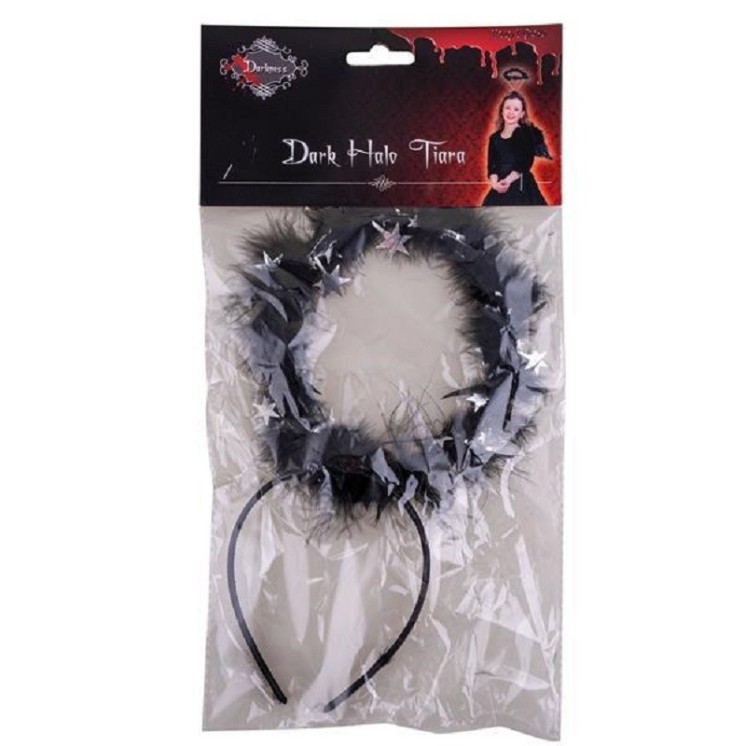 Serre tete Halo - Auréole noire d'ange