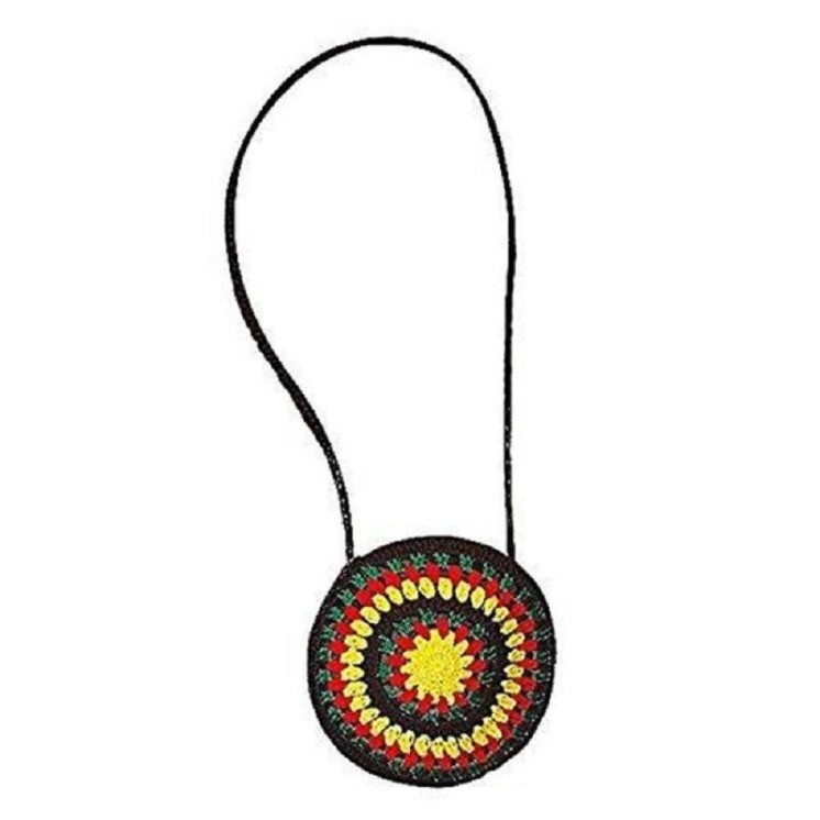 Sac bandouillère Rasta Bob Marley en laine