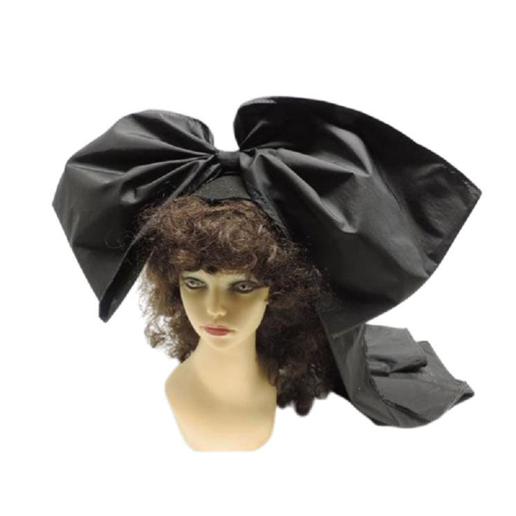 Coiffe Alsacienne traditionnelle luxe en Taffetas noir