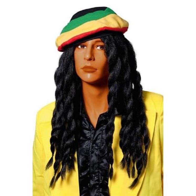 BONNET RASTA AVEC PERRUQUE