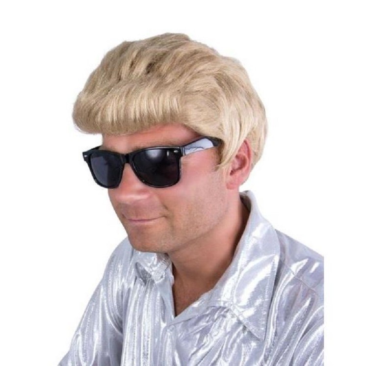 Perruque Blonde Johnny Hallyday