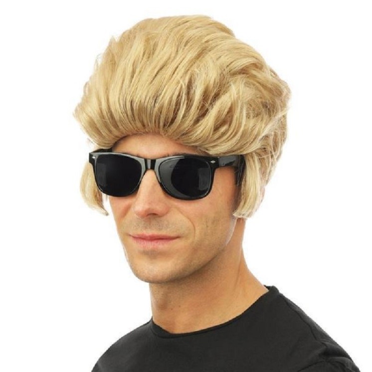 Perruque Blonde Johnny Hallyday
