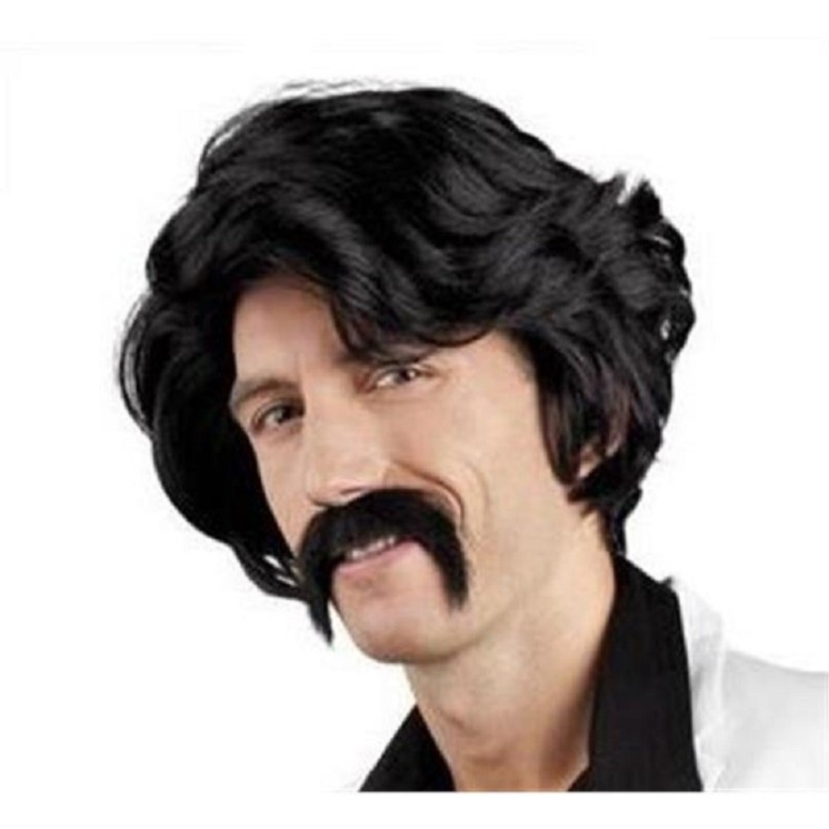 Perruque de 118-218, Disco, 80's, Magnum,