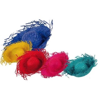 Chapeau Hawai, Caraïbe, Créole, (paille) (coloris aleatoire)