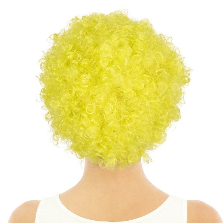 Perruque courte frisée  pour déguisement de clown