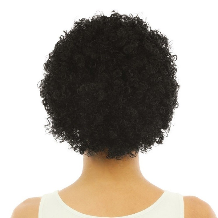 Perruque courte frisée  pour déguisement de clown