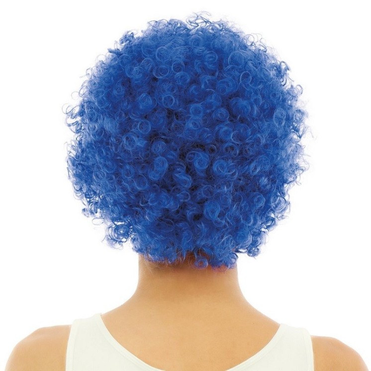 Perruque courte frisée  pour déguisement de clown