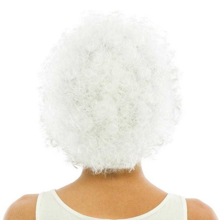 Perruque courte frisée  pour déguisement de clown