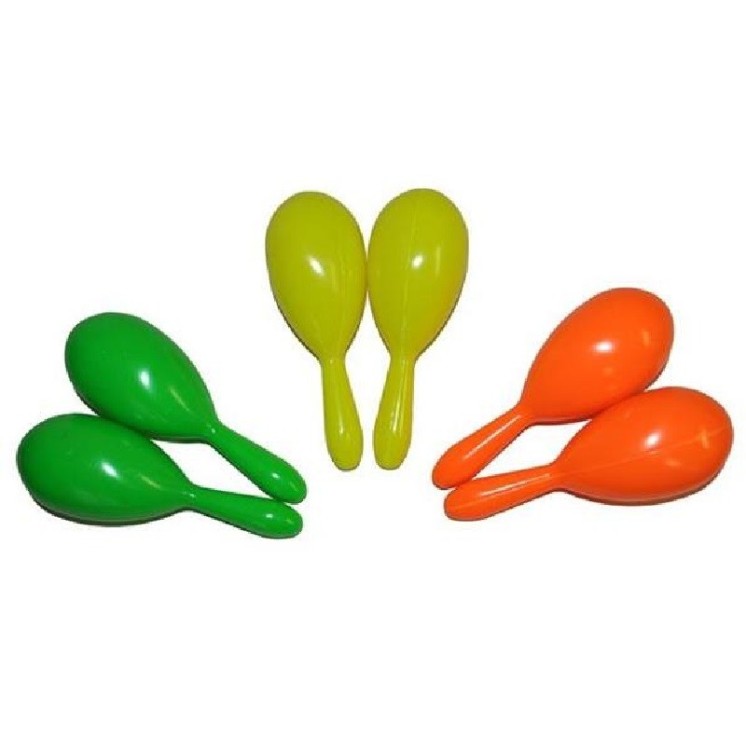 Maracas couleur (la paire)(coloris aléatoire)