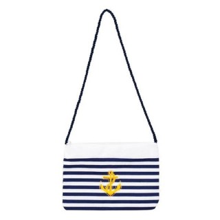 Sac à main Navy, de marin (range téléphone-cigarette)