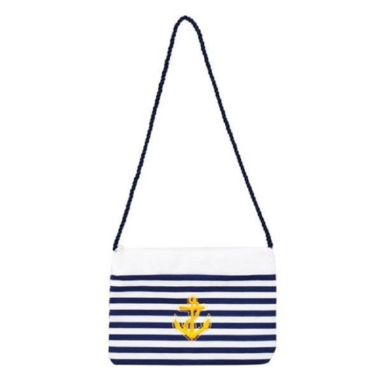 Sac à main Navy, de marin (range téléphone-cigarette)