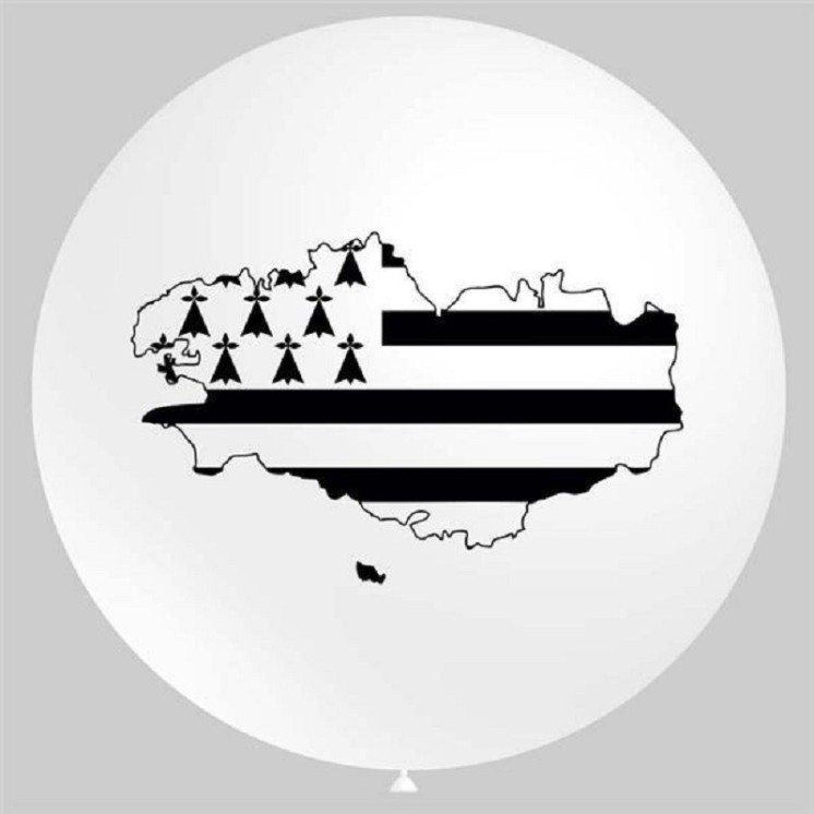 1 Ballon Ø91cm "Bretagne" (Imprimé 2 faces)