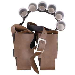 Holster Porte-bouteille avec 6 shooters en plastique