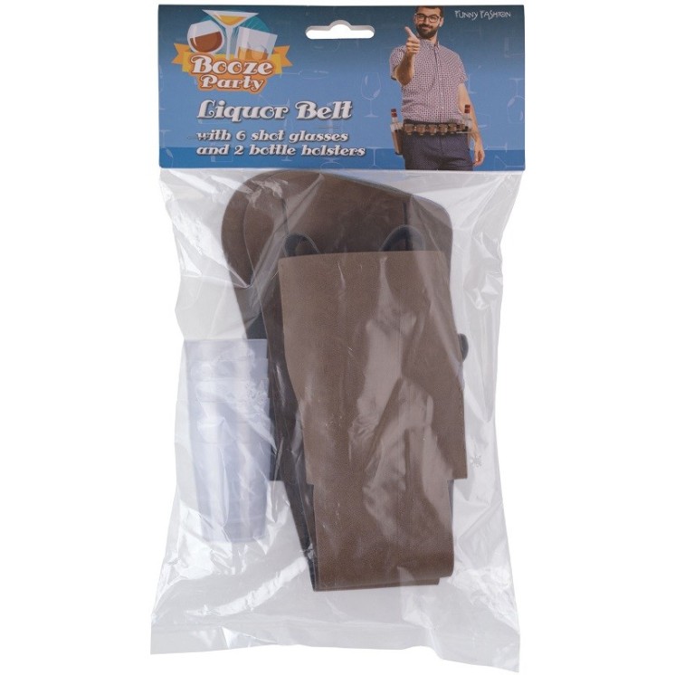 Holster Porte-bouteille avec 6 shooters en plastique