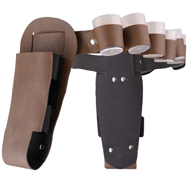 Holster Porte-bouteille avec 6 shooters en plastique