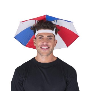 Chapeau Parapluie Supporters, Tricolore, Bleu, Blanc, Rouge