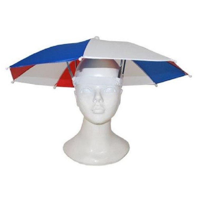 Chapeau Parapluie Supporters, Tricolore, Bleu, Blanc, Rouge