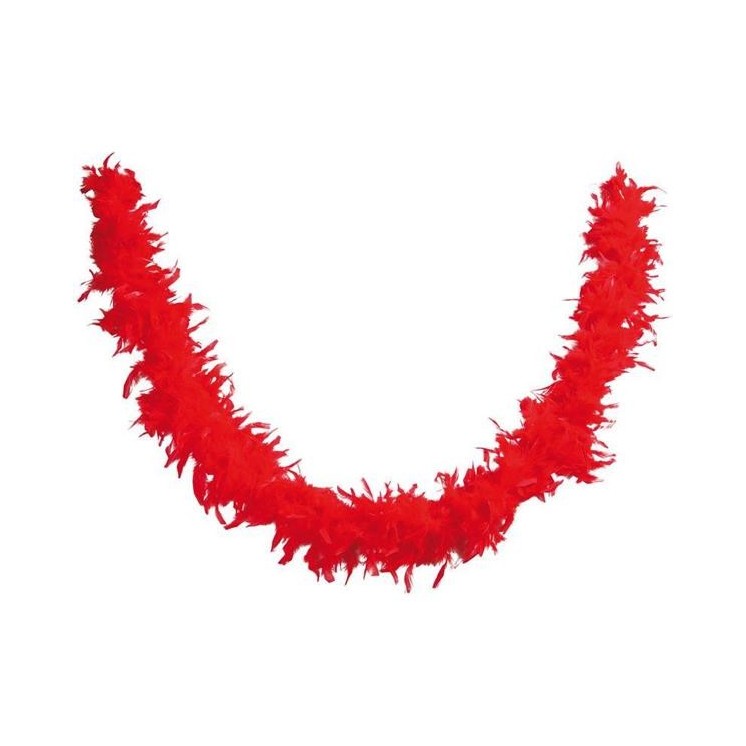 Boa en plumes 2m - 45grs - accessoire de deguisement pour thème Charleston - Cabaret -