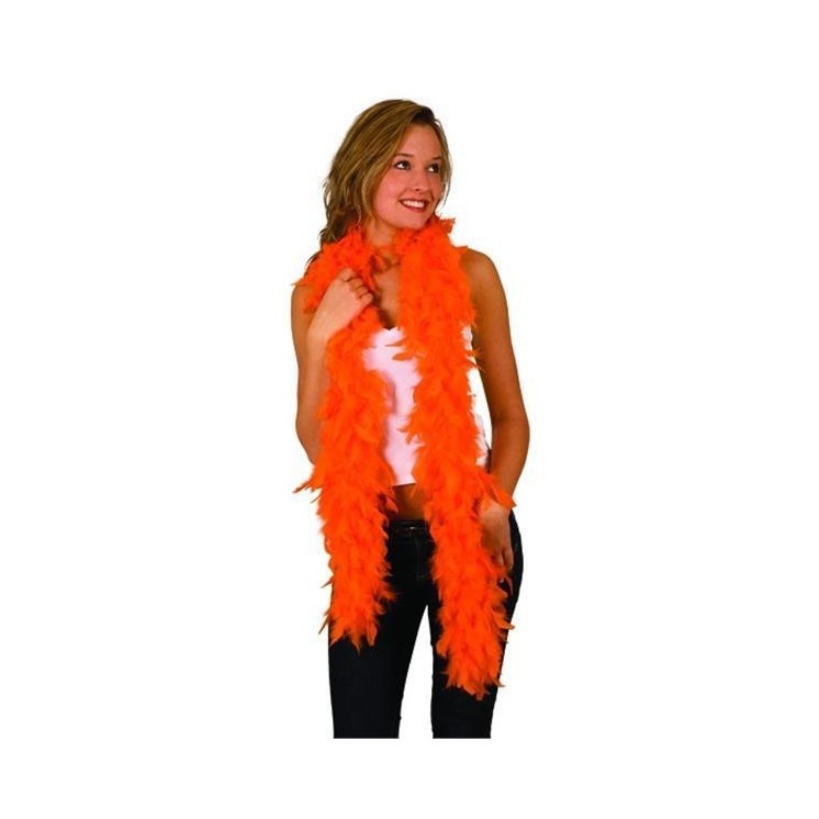 Boa en plumes 2m - 45grs - accessoire de deguisement pour thème Charleston - Cabaret -