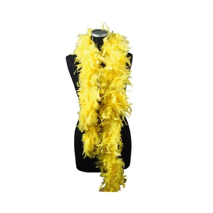 Boa en plumes 2m - 45grs - accessoire de deguisement pour thème Charleston - Cabaret -