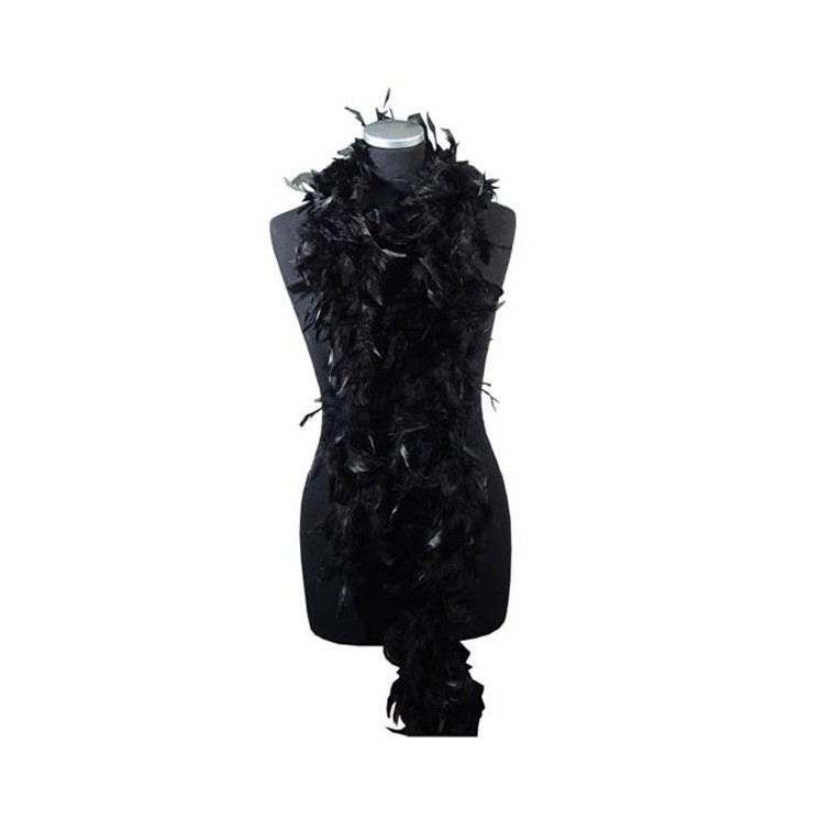 Boa en plumes 2m - 45grs - accessoire de deguisement pour thème Charleston - Cabaret -