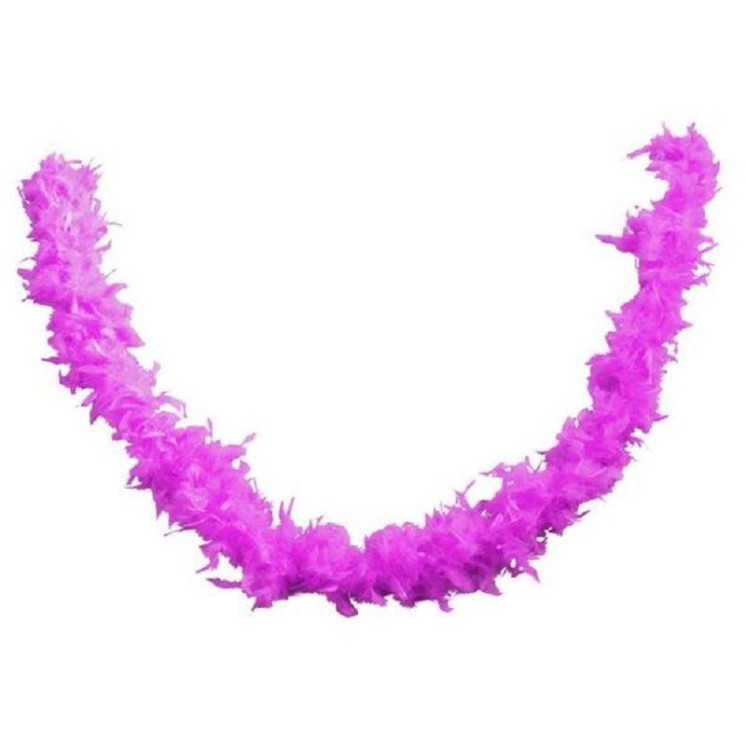 Boa en plumes 2m - 45grs - accessoire de deguisement pour thème Charleston - Cabaret -