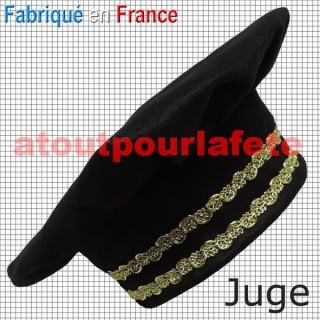 Chapeau de Juge, Avocat, Magistrat, Avoué