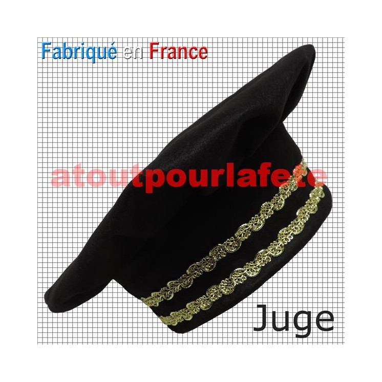 Chapeau de Juge, Avocat, Magistrat, Avoué