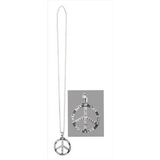 Chaine Collier avec medaillon Peace And Love