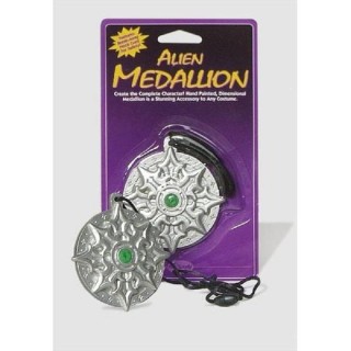 Médaillon d'Alien 2 coloris au choix (Or ou Argent)