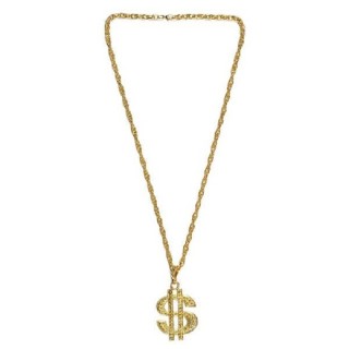Collier Dollar Or ou argent (au choix)