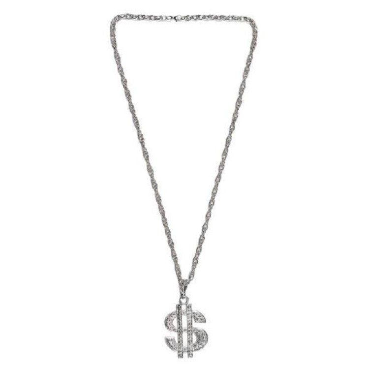 Collier Dollar Or ou argent (au choix)